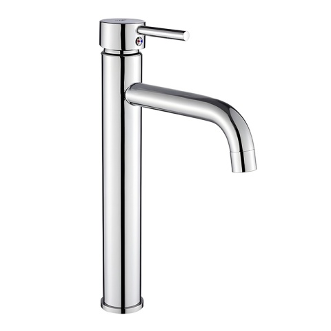 BATERIA UMYWALKOWA STOJĄCA WYSOKA NABLATOWA ŁAZIENKOWA KRAN CAROH-CH CHROM