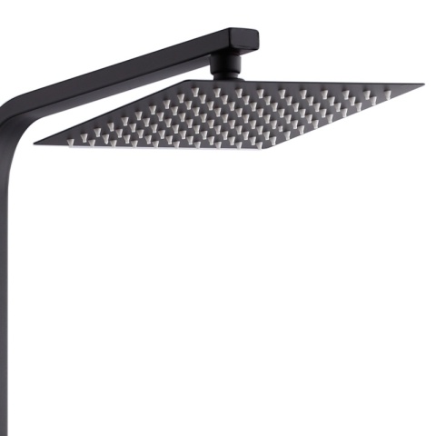 BATERIA PRYSZNICOWA Z DESZCZOWNICĄ ŁAZIENKOWA NATRYSKOWA REN CZARNA