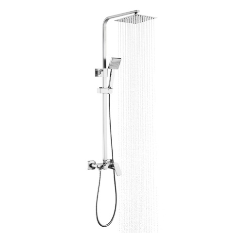 BATERIA PRYSZNICOWA Z DESZCZOWNICĄ ŁAZIENKOWA NATRYSKOWA REN CHROM