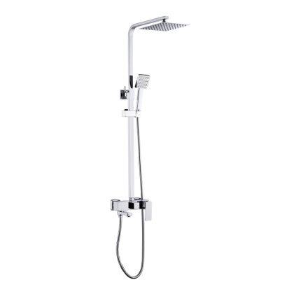 BATERIA PRYSZNICOWA ŁAZIENKOWA Z DESZCZOWNICĄ NATRYSKOWA F170A CHROM