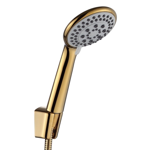 BATERIA PRYSZNICOWA Z TERMOSTATEM ŚCIENNA ŁAZIENKOWA NATRYSKOWA T205 ZŁOTA