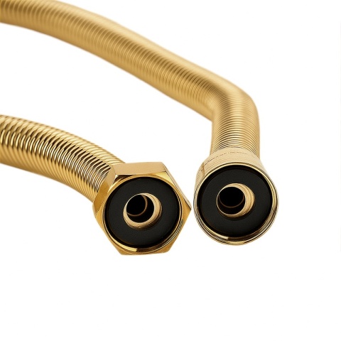 BATERIA PRYSZNICOWA Z TERMOSTATEM ŚCIENNA ŁAZIENKOWA NATRYSKOWA T205 ZŁOTA