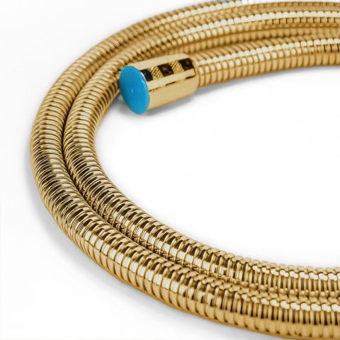 BATERIA PRYSZNICOWA Z TERMOSTATEM ŚCIENNA ŁAZIENKOWA NATRYSKOWA T205 ZŁOTA