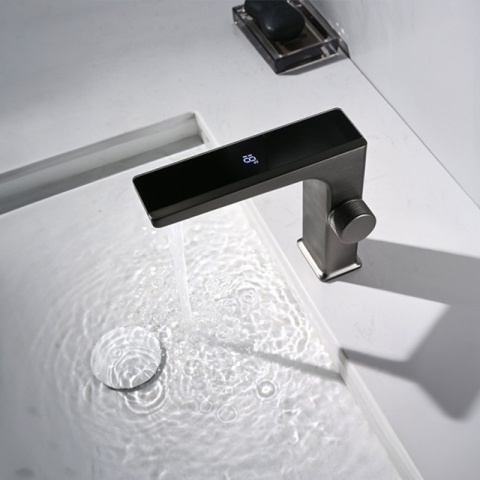 BATERIA UMYWALKOWA ŁAZIENKOWA F11-GR-BL SZARA LCD