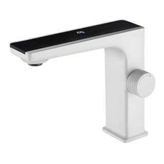 BATERIA UMYWALKOWA ŁAZIENKOWA F11-WH-BL BIAŁO/CZARNA LCD