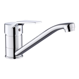 BATERIA UMYWALKOWA ŁAZIENKOWA STOJĄCA DŁUGA WYLEWKA RUCHOMY KRAN SIA CHROM