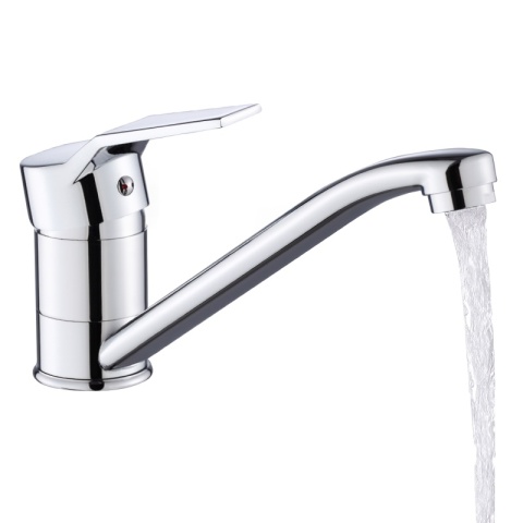 BATERIA UMYWALKOWA ŁAZIENKOWA STOJĄCA DŁUGA WYLEWKA RUCHOMY KRAN SIA CHROM