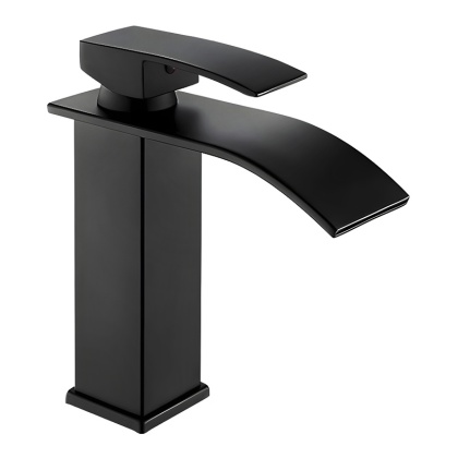 BATERIA UMYWALKOWA ŁAZIENKOWA STOJĄCA F517B CZARNA