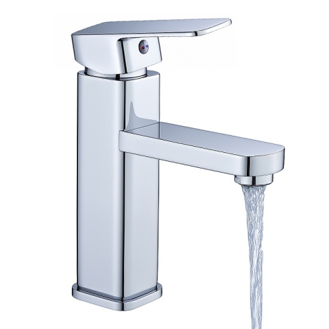 BATERIA UMYWALKOWA ŁAZIENKOWA STOJĄCA NABLATOWA NISKA LANA CHROM