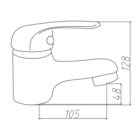 BATERIA UMYWALKOWA NABLATOWA ŁAZIENKOWA NISKA STOJĄCA KRAN TONI CHROM