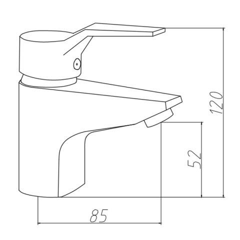 BATERIA UMYWALKOWA NABLATOWA ŁAZIENKOWA NISKA STOJĄCA KRAN ULA CZARNA