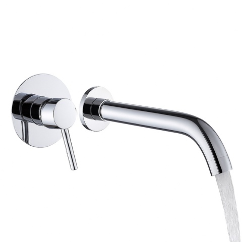 BATERIA UMYWALKOWA PODTYNKOWA ŚCIENNA F06K CHROM