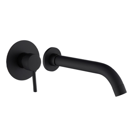 BATERIA UMYWALKOWA PODTYNKOWA ŚCIENNA F06K CZARNA