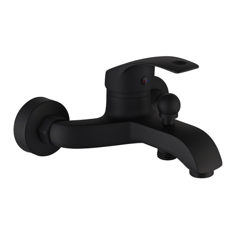 BATERIA WANNOWA PRYSZNICOWA ŁAZIENKOWA ŚCIENNA NATRYSKOWA DINA CZARNA