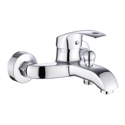 BATERIA WANNOWA PRYSZNICOWA ŁAZIENKOWA ŚCIENNA NATRYSKOWA DINA-CH CHROM