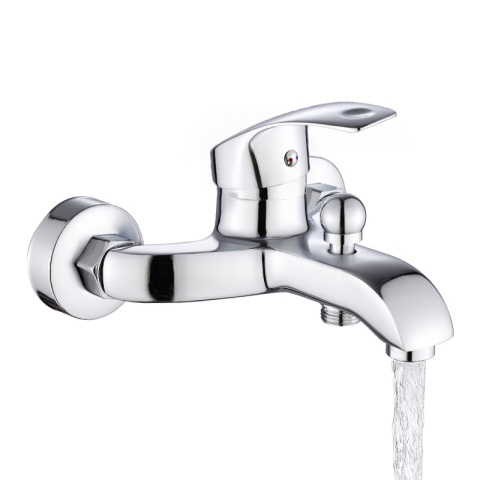 BATERIA WANNOWA PRYSZNICOWA ŁAZIENKOWA ŚCIENNA NATRYSKOWA DINA-CH CHROM