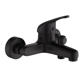 BATERIA WANNOWA PRYSZNICOWA ŁAZIENKOWA ŚCIENNA NATRYSKOWA DORA CZARNA