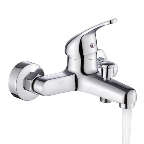 BATERIA WANNOWA PRYSZNICOWA ŁAZIENKOWA ŚCIENNA NATRYSKOWA DORA-CH CHROM