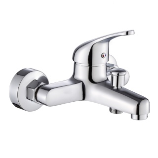 BATERIA WANNOWA PRYSZNICOWA ŁAZIENKOWA ŚCIENNA NATRYSKOWA DORA-CH CHROM