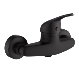 BATERIA WANNOWA PRYSZNICOWA ŁAZIENKOWA ŚCIENNA NATRYSKOWA ELENA CZARNA