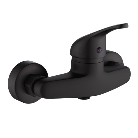 BATERIA WANNOWA PRYSZNICOWA ŁAZIENKOWA ŚCIENNA NATRYSKOWA ELENA CZARNA