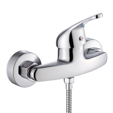 BATERIA WANNOWA PRYSZNICOWA ŁAZIENKOWA ŚCIENNA NATRYSKOWA ELENA CHROM