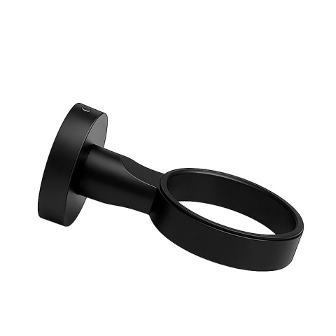 DOZOWNIK DO MYDŁA POJEMNIK NA ŚCIANĘ WISZĄCY SZKLANY LIANA-BL CZARNY MAT