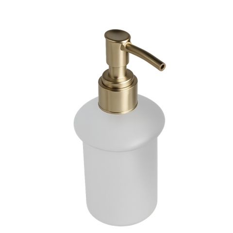 DOZOWNIK DO MYDŁA POJEMNIK NA ŚCIANĘ WISZĄCY LIANA-GL-BR ZŁOTY SZCZOTKOWANY