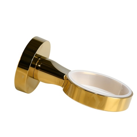 DOZOWNIK DO MYDŁA POJEMNIK NA ŚCIANĘ WISZĄCY SZKLANY LIANA-GL ZŁOTY