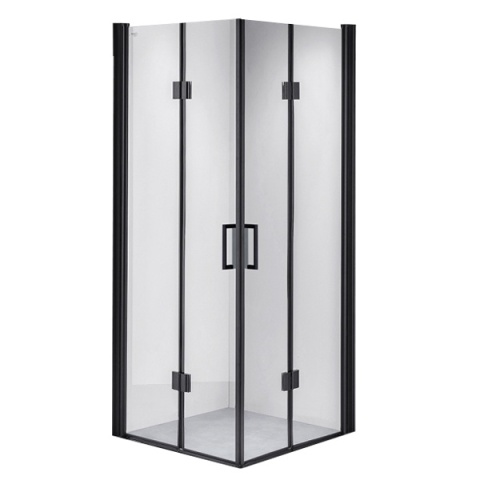 KABINA PRYSZNICOWA KWADRATOWA ZES-BS05B-90 CZARNA 90x90 CM