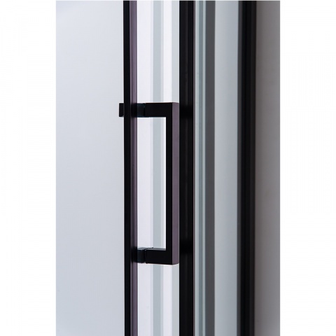 KABINA PRYSZNICOWA KWADRATOWA ZES-BS05B-90 CZARNA 90x90 CM