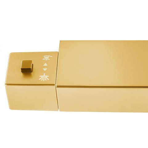 BATERIA PRYSZNICOWA Z TERMOSTATEM ŚCIENNA ŁAZIENKOWA T207-GL ZŁOTA