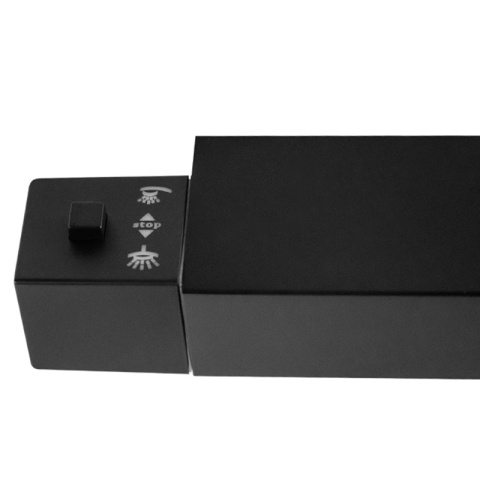 BATERIA PRYSZNICOWA Z TERMOSTATEM ŚCIENNA ŁAZIENKOWA T207B-BL CZARNA