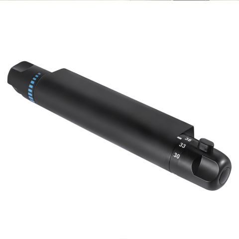 BATERIA PRYSZNICOWA Z TERMOSTATEM ŚCIENNA ŁAZIENKOWA NATRYSKOWA T201 CZARNA