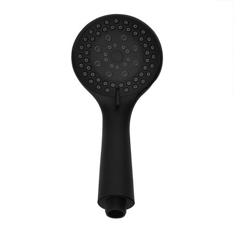 BATERIA PRYSZNICOWA Z TERMOSTATEM ŚCIENNA ŁAZIENKOWA NATRYSKOWA T201 CZARNA