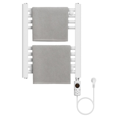 GRZEJNIK ŁAZIENKOWY ELEKTRYCZNY ENERGOOSZCZĘDNY DRABINKA 300W MANAM BIAŁY