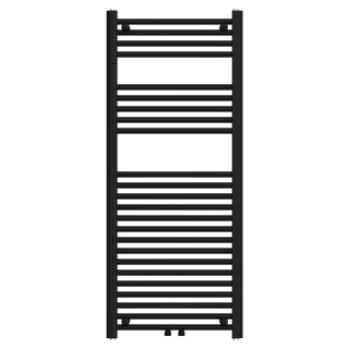 GRZEJNIK ŁAZIENKOWY ŚCIENNY PIONOWY WODNY DRABINKA 120x50 GAMA-BL-2 CZARNY