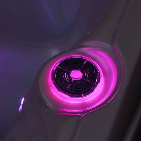 JACUZZI OGRODOWE WANNA SPA752 CAPPUCINNO OBUDOWA ANTRACYT 200x200 CM