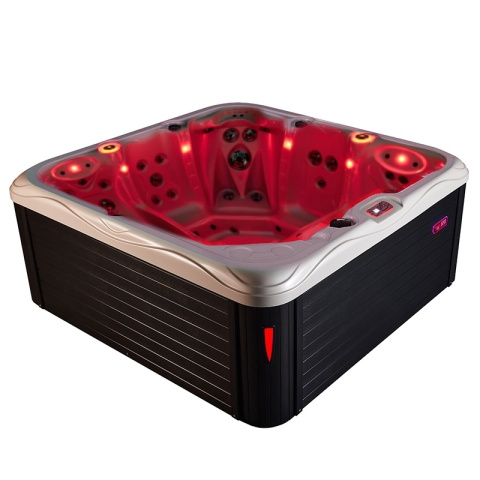 JACUZZI OGRODOWE WANNA SPA752 CAPPUCINNO OBUDOWA KAWA 200x200 CM