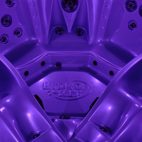 JACUZZI OGRODOWE WANNA SPA752 CZARNA FALA OBUDOWA ANTRACYT 200x200 CM