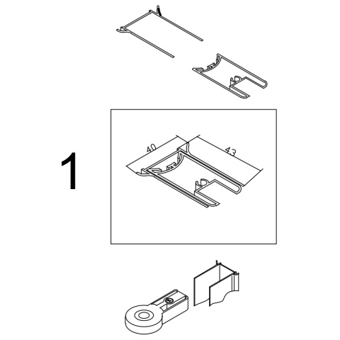 KABINA PRYSZNICOWA KWADRATOWA ZES-KZ1180B-90 CHROM 90x90 CM