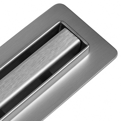 ODPŁYW LINIOWY 80 CM INOX OBROTOWY NISKI SYFON WYSOKA PRZEPUSTOWOŚĆ DL03