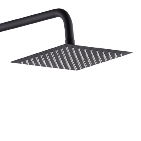 BATERIA PRYSZNICOWA ŁAZIENKOWA Z DESZCZOWNICĄ TERMOSTATEM T151B CZARNA