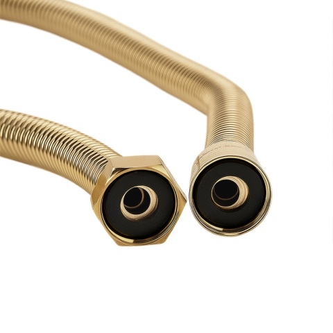 BATERIA PRYSZNICOWA Z TERMOSTATEM DESZCZOWNICĄ T151 ZŁOTA SZCZOTKOWANA