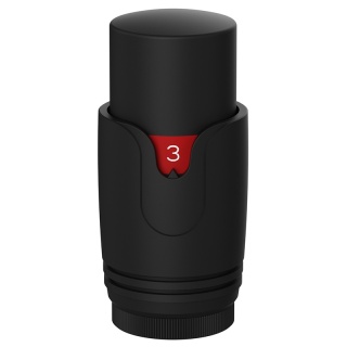 GŁOWICA TERMOSTATYCZNA POKRĘTŁO DO GRZEJNIKA GWINT M30x1.5 GT-BL-1 CZARNA