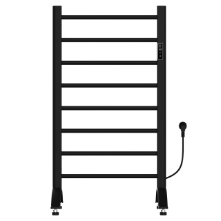 GRZEJNIK ŁAZIENKOWY ELEKTRYCZNY ENERGOOSZCZĘDNY DRABINKA 200W TAAL CZARNY