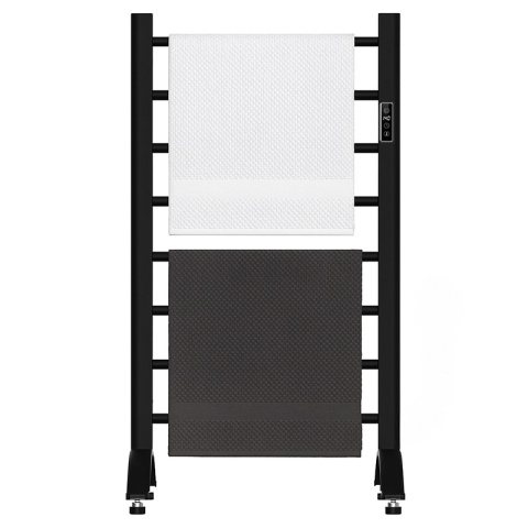 GRZEJNIK ŁAZIENKOWY ELEKTRYCZNY ENERGOOSZCZĘDNY DRABINKA 200W TAAL CZARNY