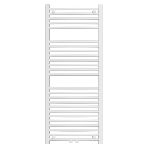 GRZEJNIK ŁAZIENKOWY ŚCIENNY PIONOWY WODNY DRABINKA 120x50 CORSO-WH-4 BIAŁY