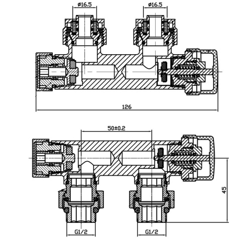 ZAWÓR TERMOSTATYCZNY GRZEJNIKOWY KĄTOWY BIAŁY ZESPOLONY Z MASKOWNICĄ ZESTAW