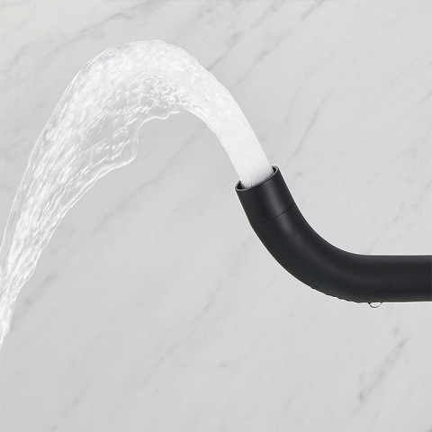 BATERIA PRYSZNICOWA PODTYNKOWA ŁAZIENKOWA Z DESZCZOWNICĄ PAULA CZARNA